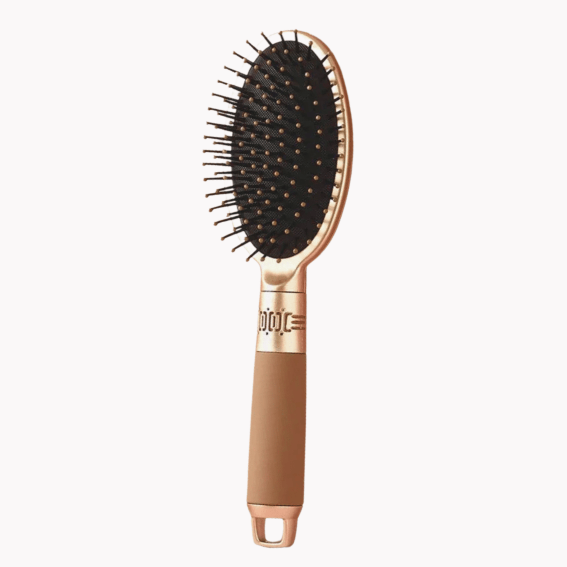 Luxury gold round hair brush for smooth volume styling