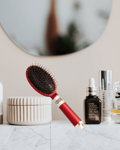 Professional Salon Straight Smooth Oval Hair Brush Large Hairdressing All Hair Type Hairbrush Styling Comb for Women Men